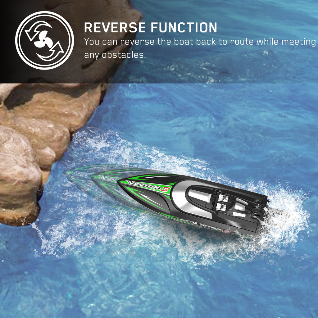 VOLANTEXRC Vector S Brushless RC Boat With Self-Righting & Reverse Function