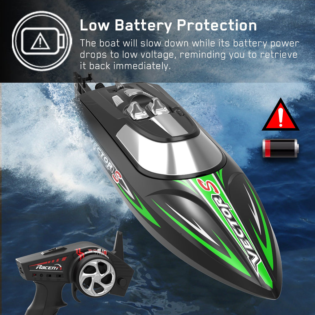 VOLANTEXRC Vector S Brushless RC Boat With Self-Righting & Reverse Function