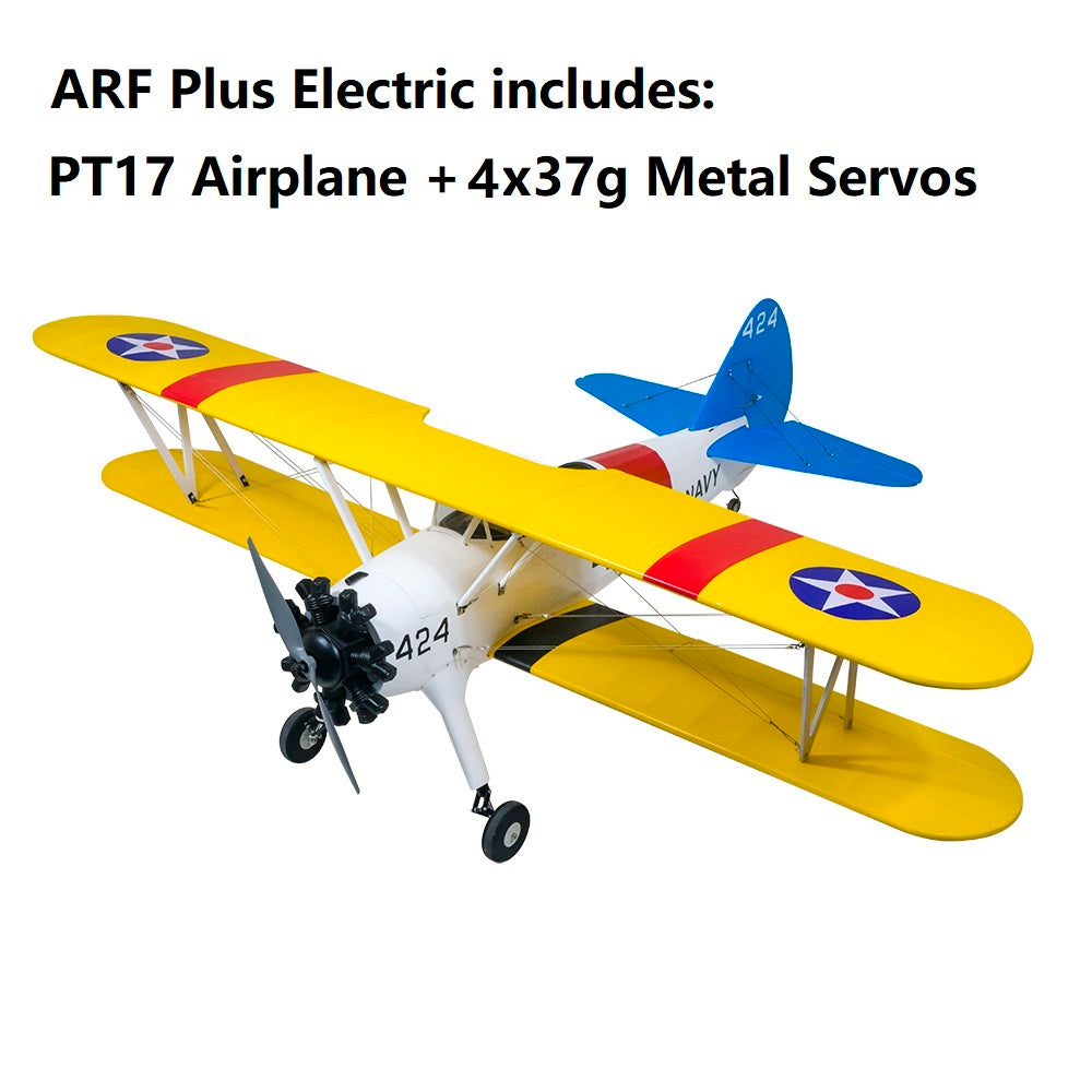 Dancing Wings PT-17 Stearman1600mm Balsa – Bitgo Hobby