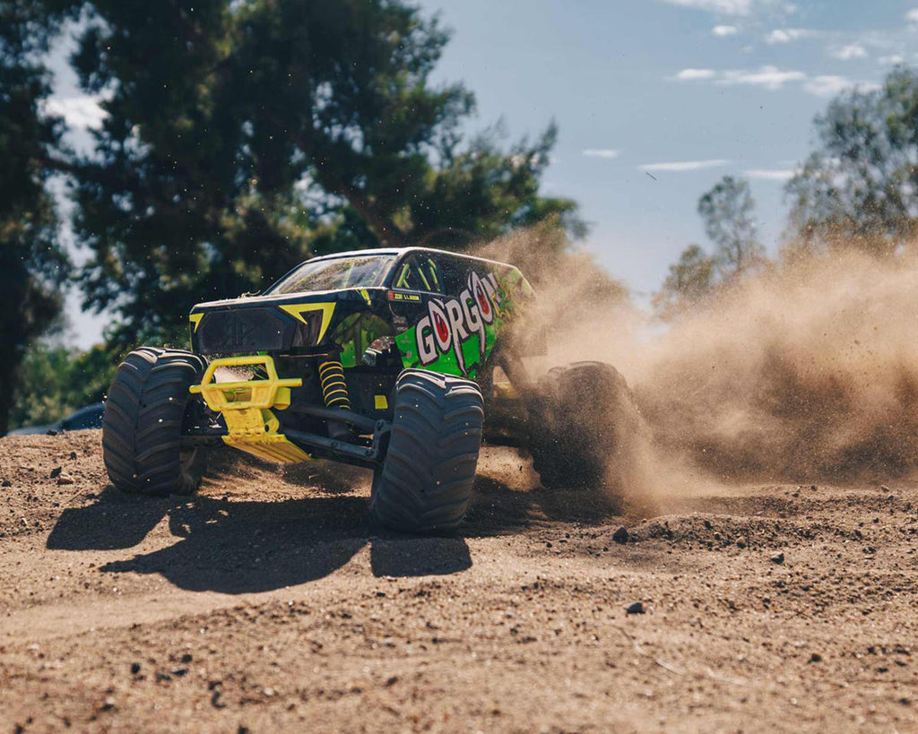Arrma Gorgon 4X2 MEGA 550 Brushed 1/10 Monster Truck RTR w/SLT2 2.4GHz Radio, Battery & Charger
