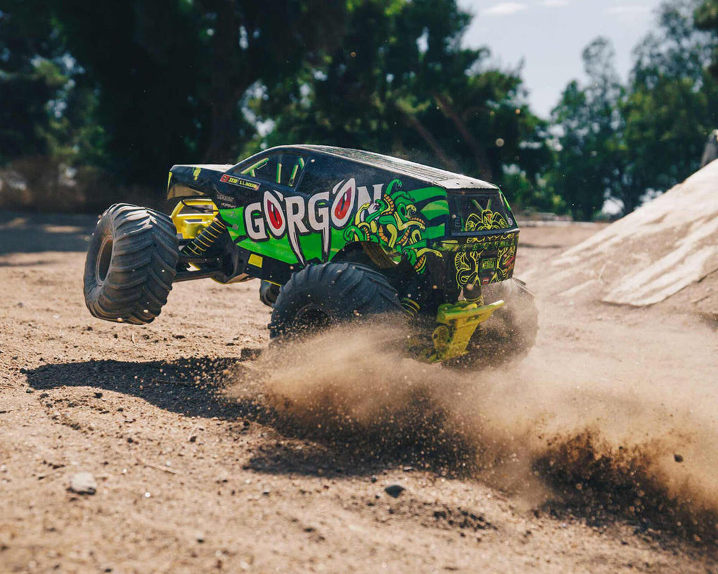 Arrma Gorgon 4X2 MEGA 550 Brushed 1/10 Monster Truck RTR w/SLT2 2.4GHz Radio, Battery & Charger