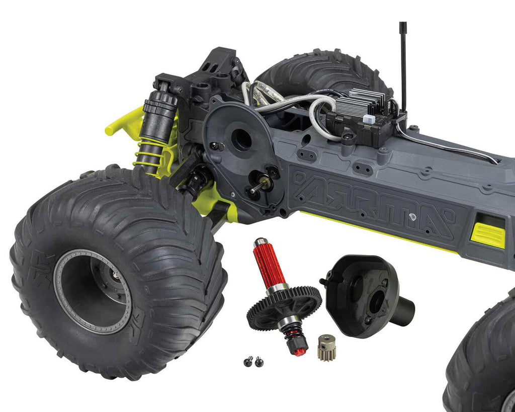 Arrma Gorgon 4X2 MEGA 550 Brushed 1/10 Monster Truck RTR w/SLT2 2.4GHz Radio, Battery & Charger