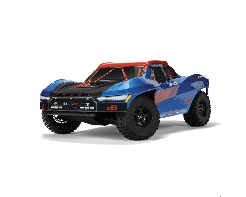 Arrma Fury 223S BLX 1/10 Brushless RTR 2WD Short Course Truck w/SLT2 2.4GHz Radio & DSC