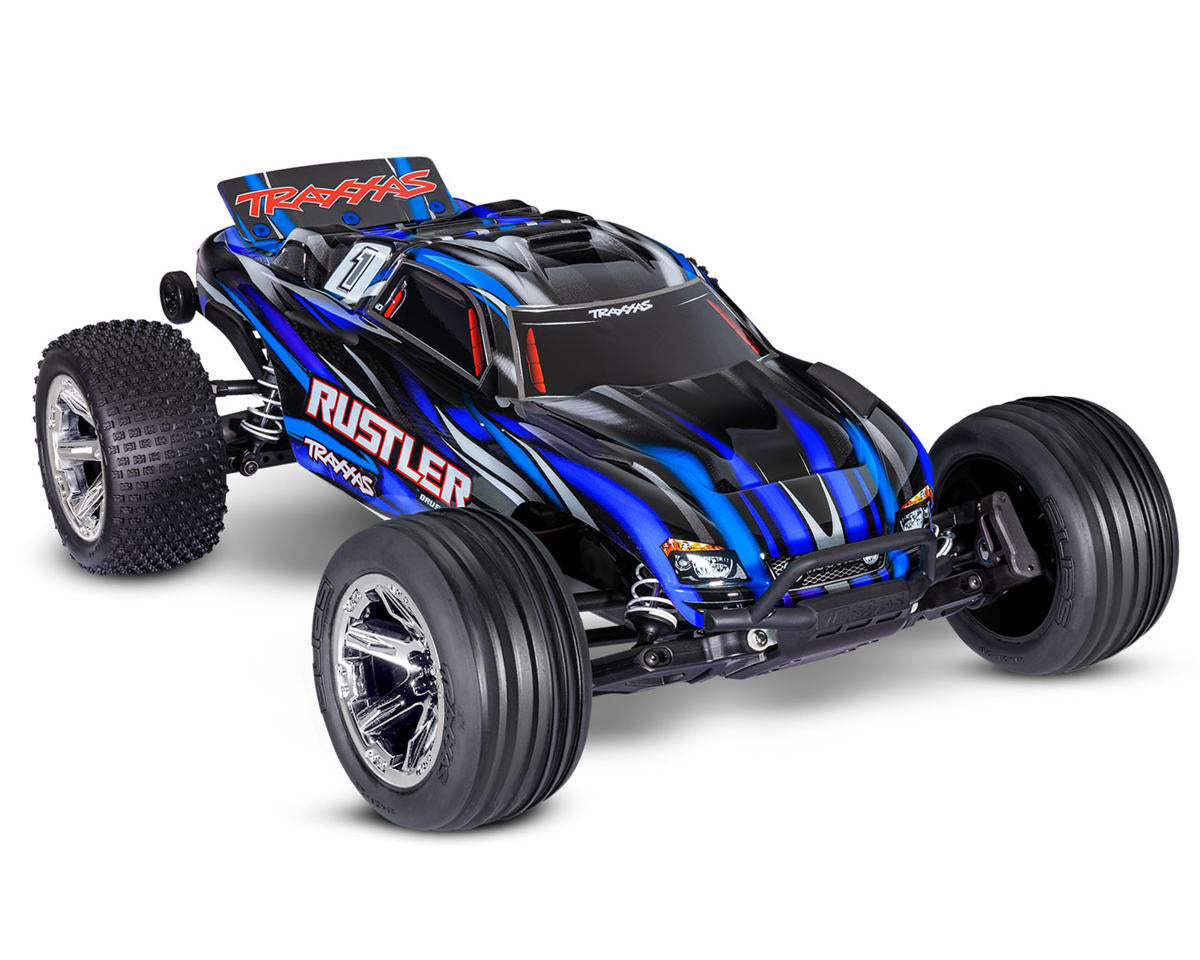 Traxxas Rustler BL-2s HD 1/10 RTR 2WD Brushless Stadium Truck w/BL-2s ...