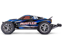 Load image into Gallery viewer, Traxxas Rustler BL-2s HD 1/10 RTR 2WD Brushless Stadium Truck w/BL-2s ESC &amp; TQ 2.4GHz Radio