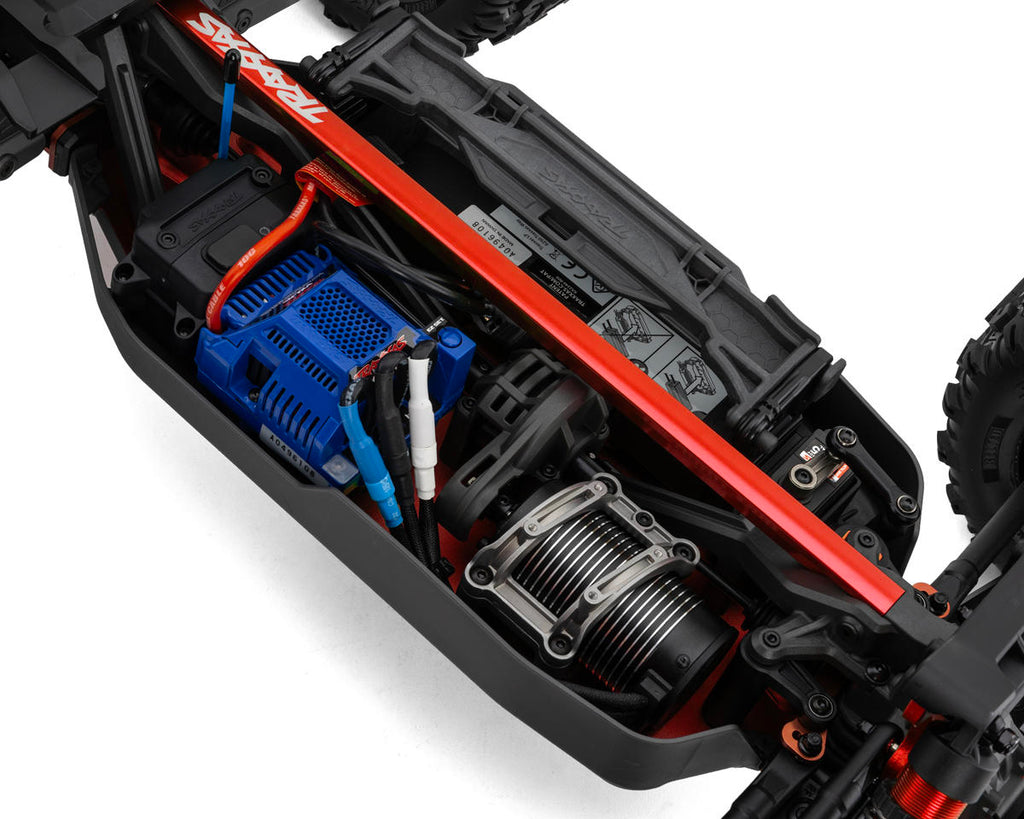 Traxxas Sledge RTR 6S 4WD Electric Brushless 1/8 Monster Truck w/Belted Sledgehammer Tires & TQi 2.4GHz TSM Radio