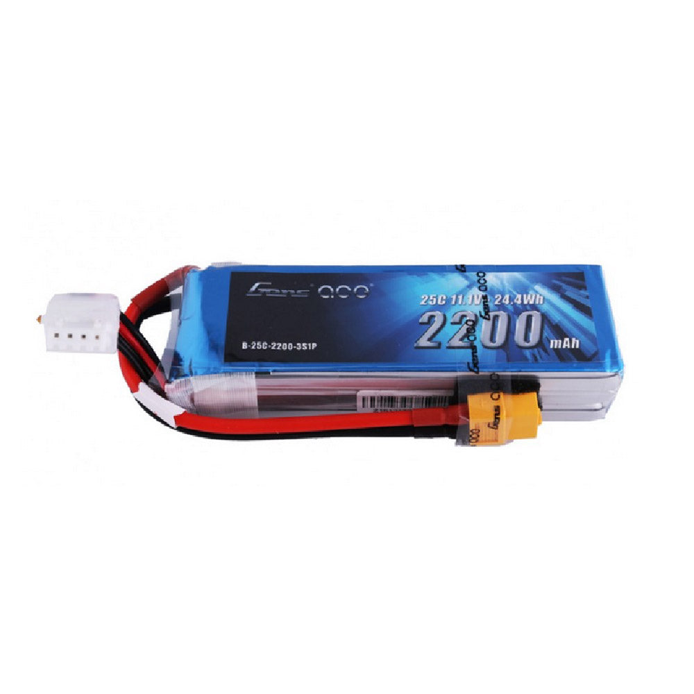 Gens ace 2200mAh 11.1V 25C 3S1P Lipo Battery Pack with XT60