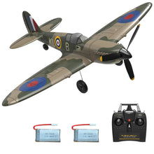 Load image into Gallery viewer, VOLANTEXRC Spitfire 400mm Wingspan 4CH Airplane With Xpilot Stabilizer RTF