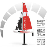 VOLANTEXRC Compass 2 Channel Wind Power Sailboat With 650mm Hull For RG65 Class Competition RTR