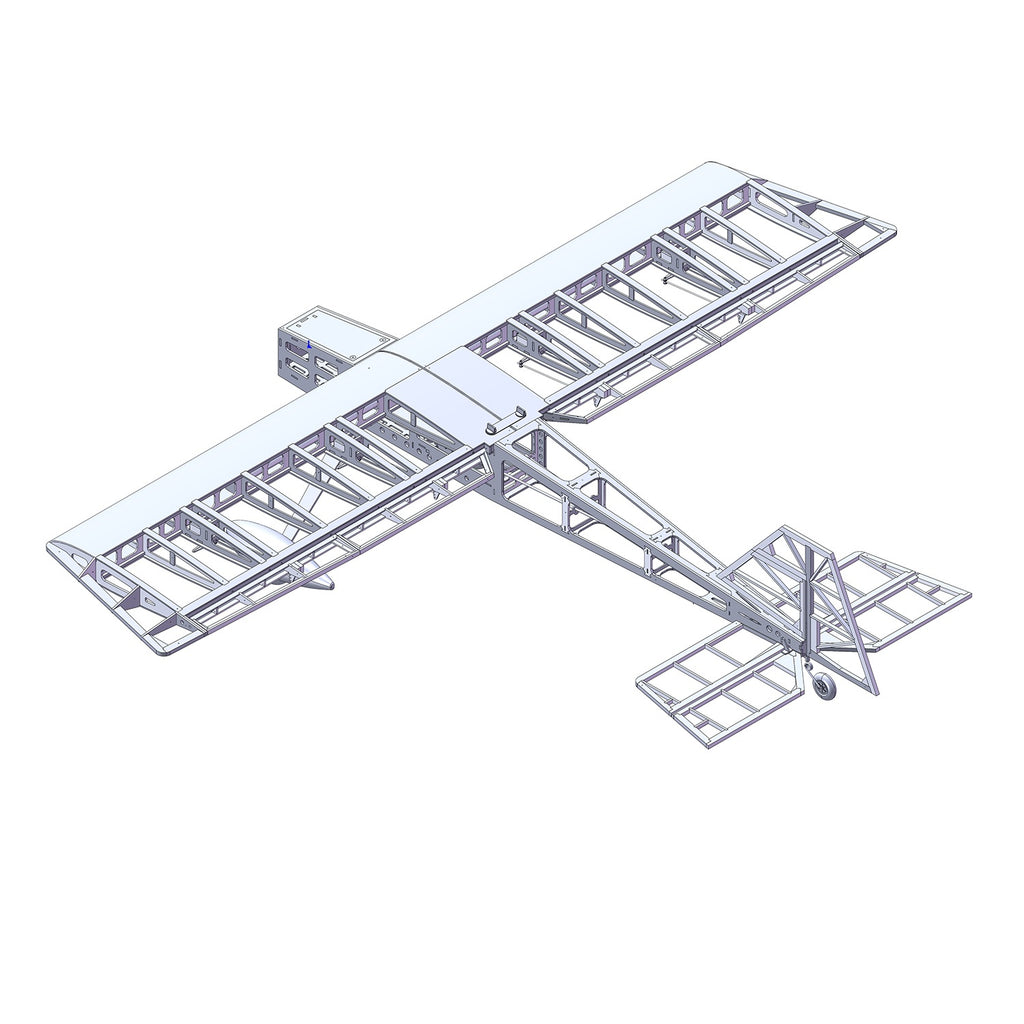 Dancing Wings Stick Sports 3D Airplane 1400mm Wingspan Balsa - ARF PNP