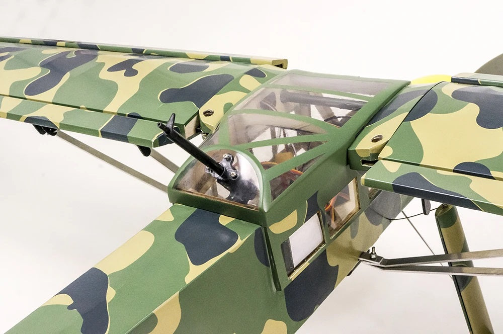 Dancing Wings Fi156 Storch Camouflage 1600mm Wingspan Balsa - ARF PNP