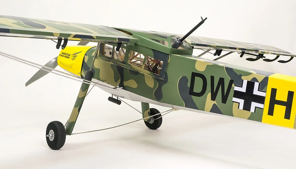 Dancing Wings Fi156 Storch Camouflage 1600mm Wingspan Balsa - ARF PNP