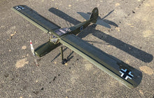 Load image into Gallery viewer, Dancing Wings Fi156 Storch Green 1600mm Wingspan Balsa - ARF PNP