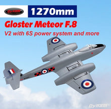 Load image into Gallery viewer, Dynam Gloster Meteor V2 Twin 70mm EDF Jet 6S - PNP