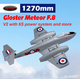 Dynam Gloster Meteor V2 Twin 70mm EDF Jet 6S - PNP